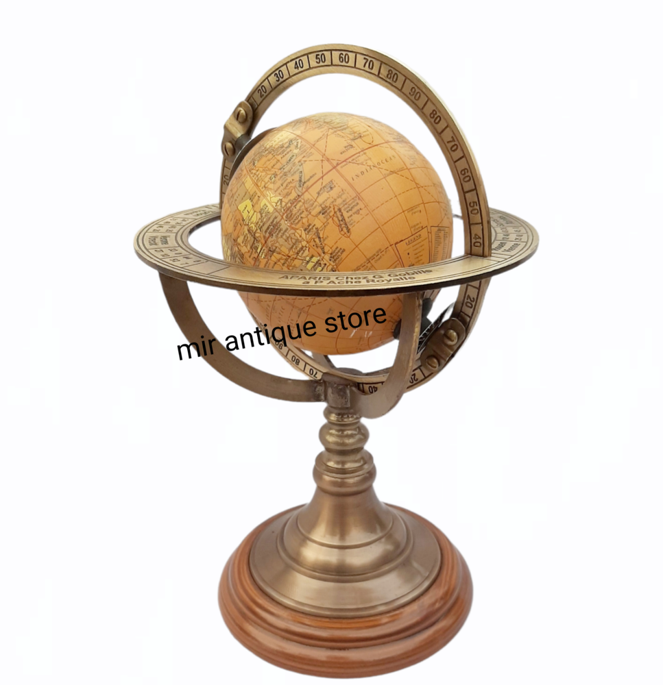 8'' Nautical World Map Globe beautiful ~Table Top Decorative Globe Best For Gift