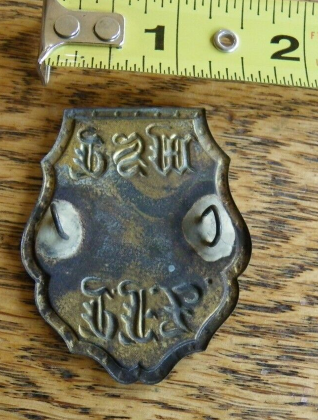 CIVIL WAR ERA PENNSYLVANIA FIRE ZOUAVES KEPI HAT INSIGNIA
