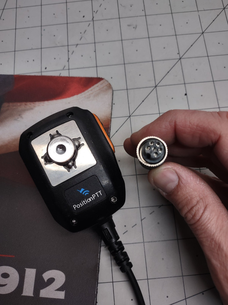 Position PTT Speaker, Unknown Model, Works like it should.