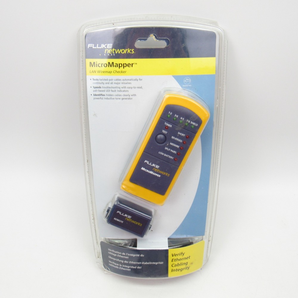 Fluke Network MicroMapper MT-8200-49A Wiremap Checker - NEW