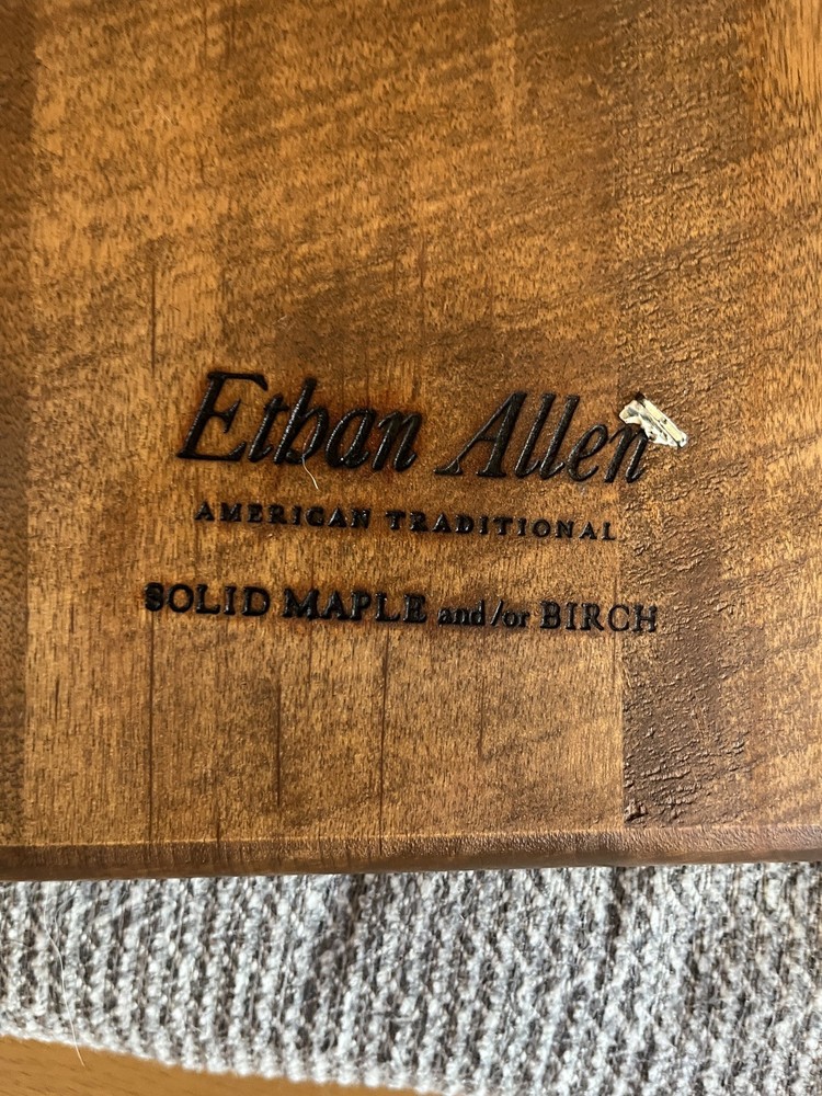 Mid Century Maple Ethan Allen Pier Table (PT-8) (EA-40)