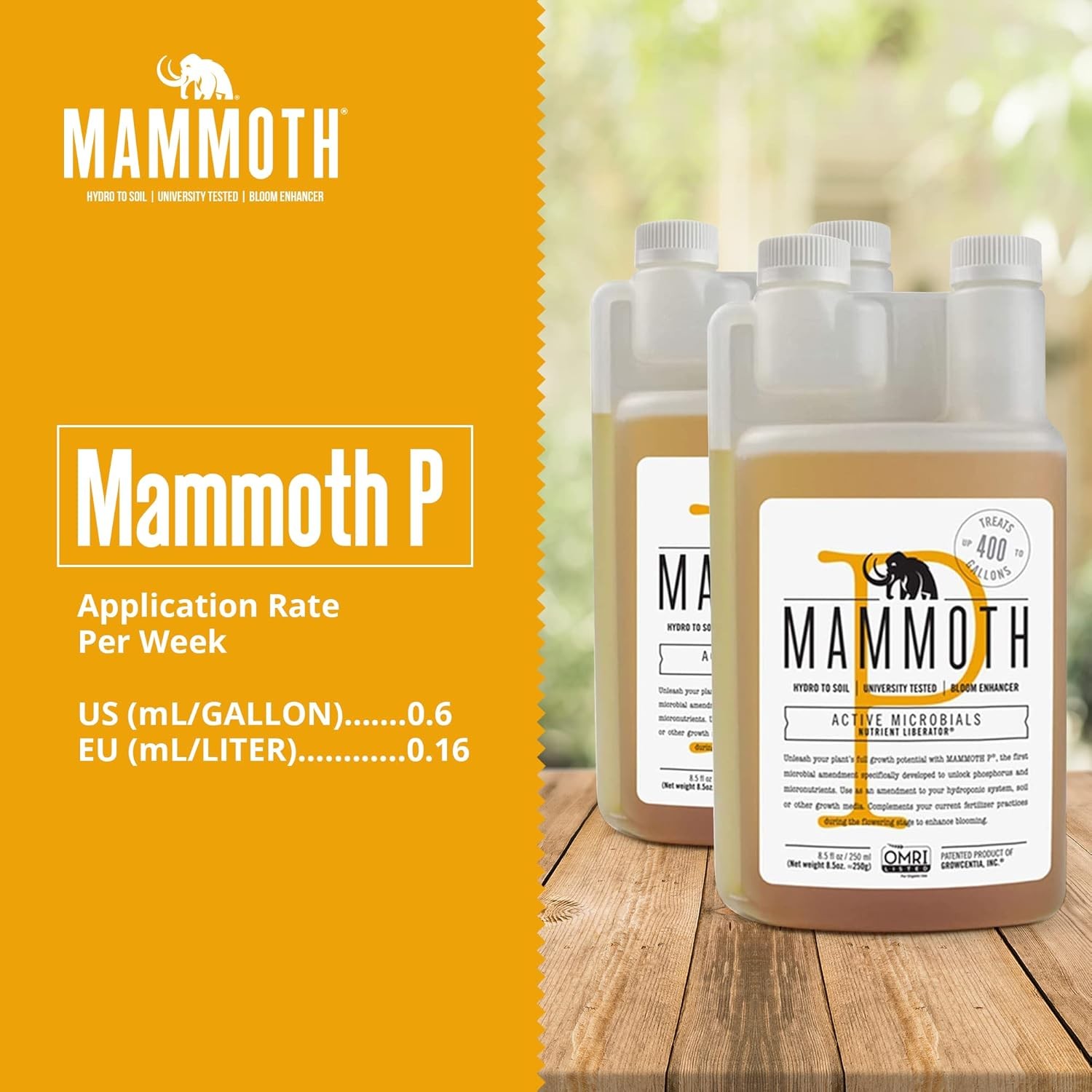 Mammoth P Microbes Concentrated Organic Bloom Booster - 250ml