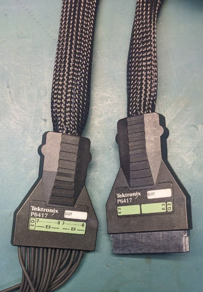 (3) Tektronix P6417 Logic Analyzer Probe Cable