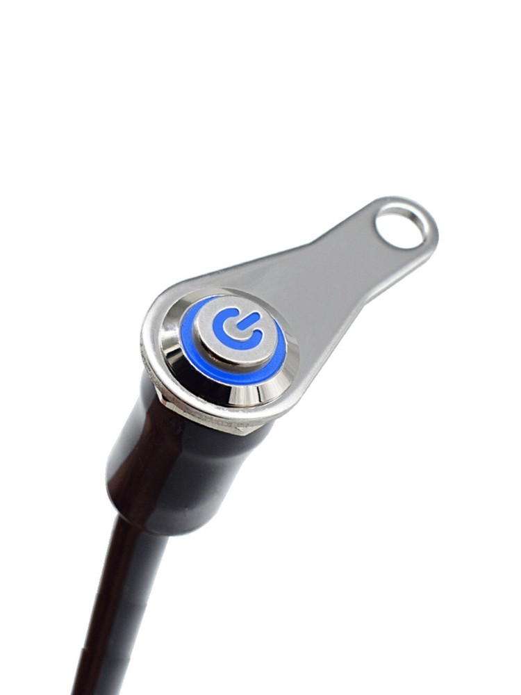 Motorcycle Switch LED ON/OFF Handlebar Mount Push Button Headlight Fog Light12V