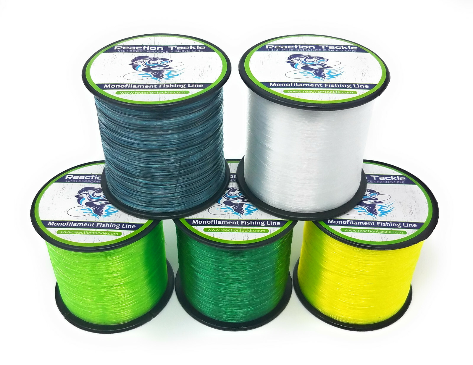 Reaction Tackle Monofilament Fishing line- Nylon / Mono Various Sizes and Colors