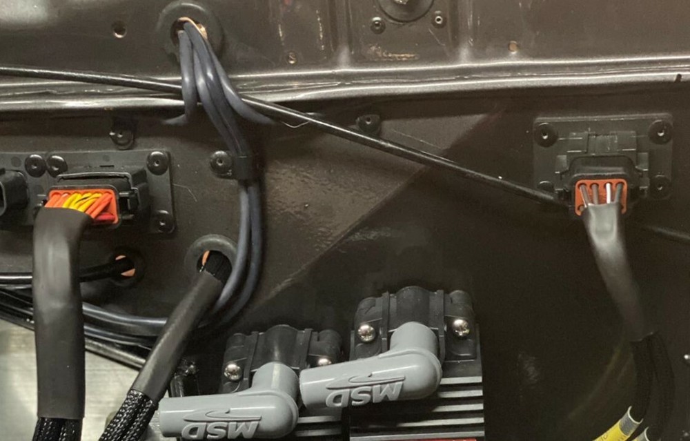 Firewall Bulkhead Deutsch 8 pin connector kit FuelTech Microtech Haltech ECU DT