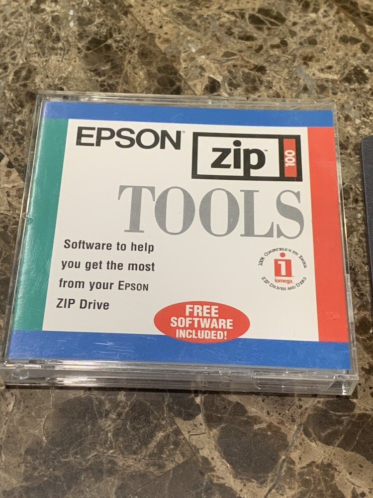 VINTAGE IOMEGA EPSON TOOLS ZIP DISK
