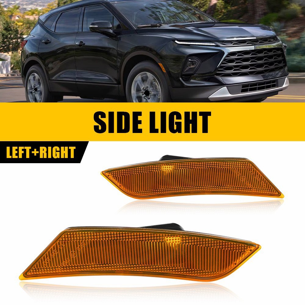 For 2017-2024 Cadillac XT5 Amber Front Fender Side Marker Light LED GM2551199 2x