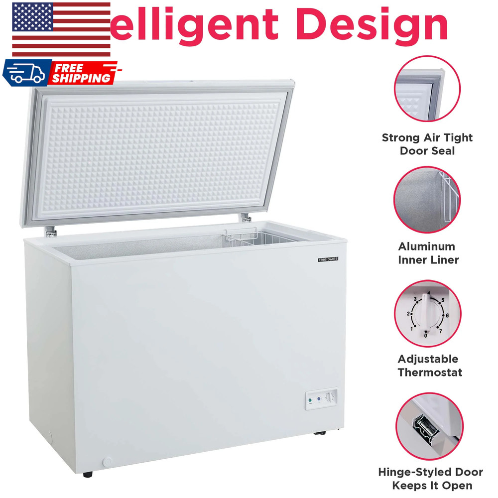10.3 Cu. Ft. Chest Freezer Garage Ready EFRF1005 White