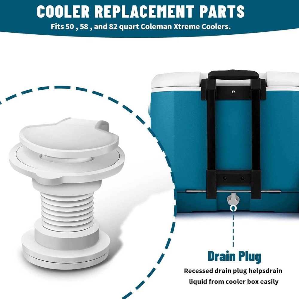 Cooler Drain Plug Assembly Replacement for Coleman Xtreme Coolers