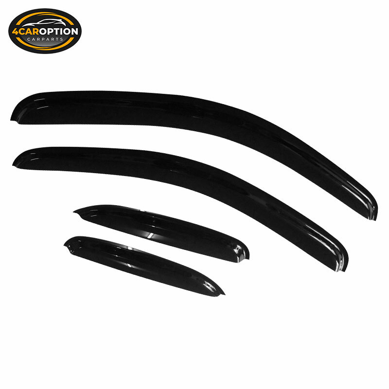 Fits 08-13 Chevy Silverado Sierra Extended Cab Window Visors Rain Sun Guard Vent