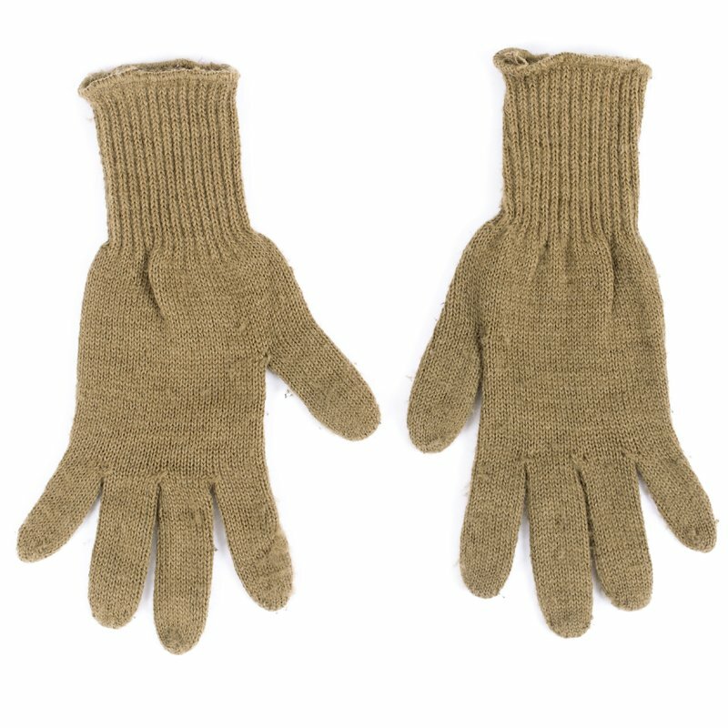 USGI Cold Weather Glove Wool Inserts Small Type II Class 4 Tan 100% Wool