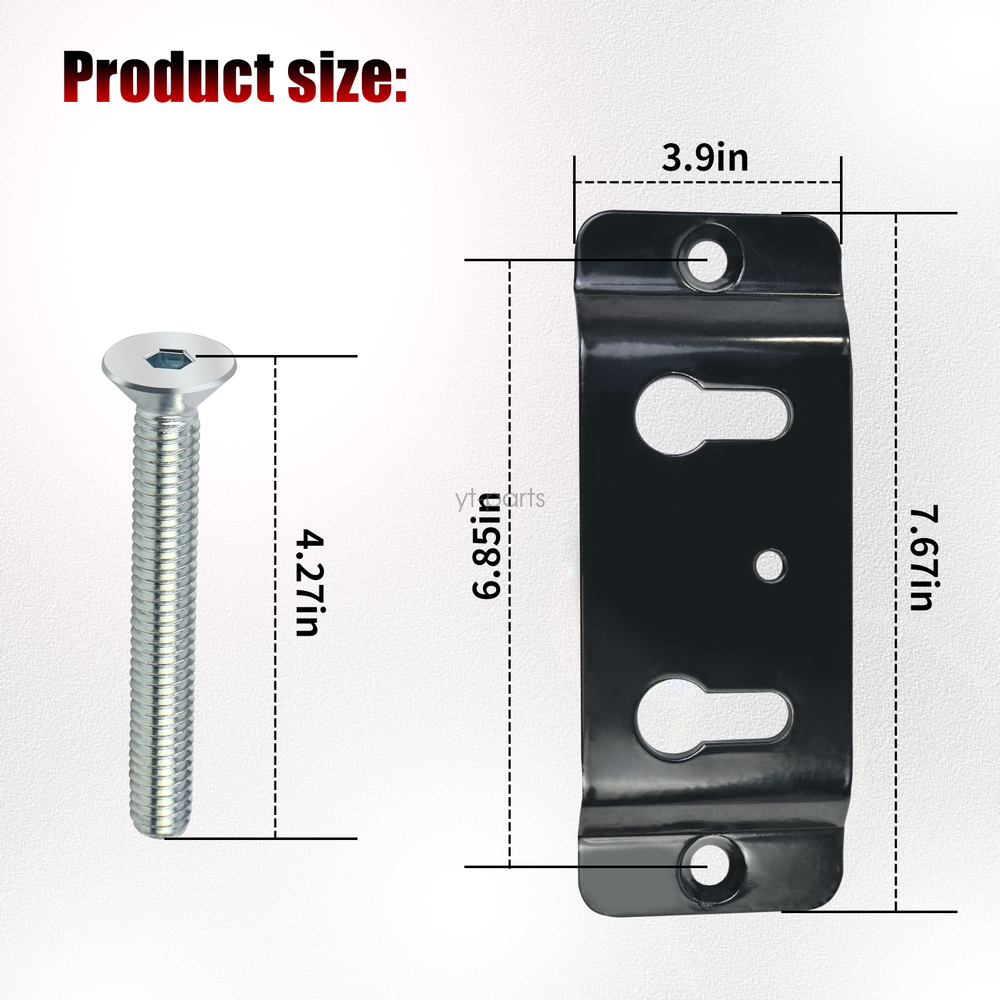 TK-3000 Motorcycle Trailer Stop Adapter Kit For Chock Pit-Stop Wheel System