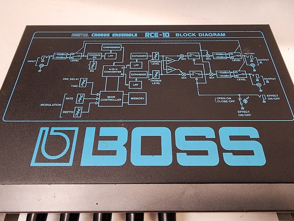 BOSS RCE-10 Digital Chorus Ensemble Micro Rack Guitar Effects