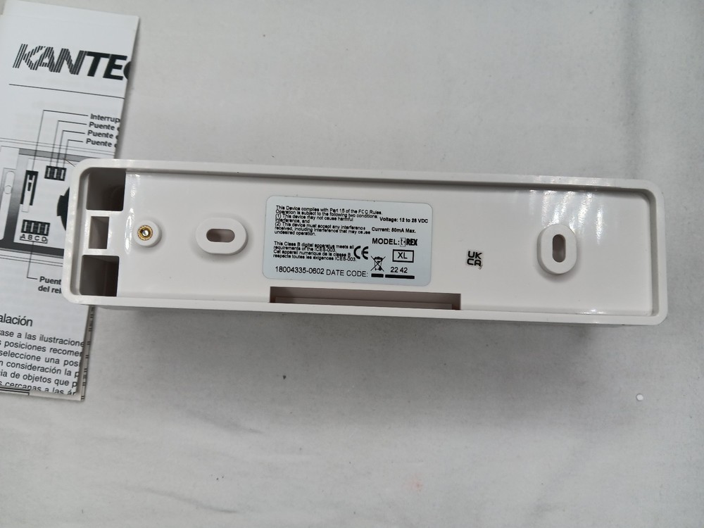 Kantech TREX-XL - Exit Detector, White