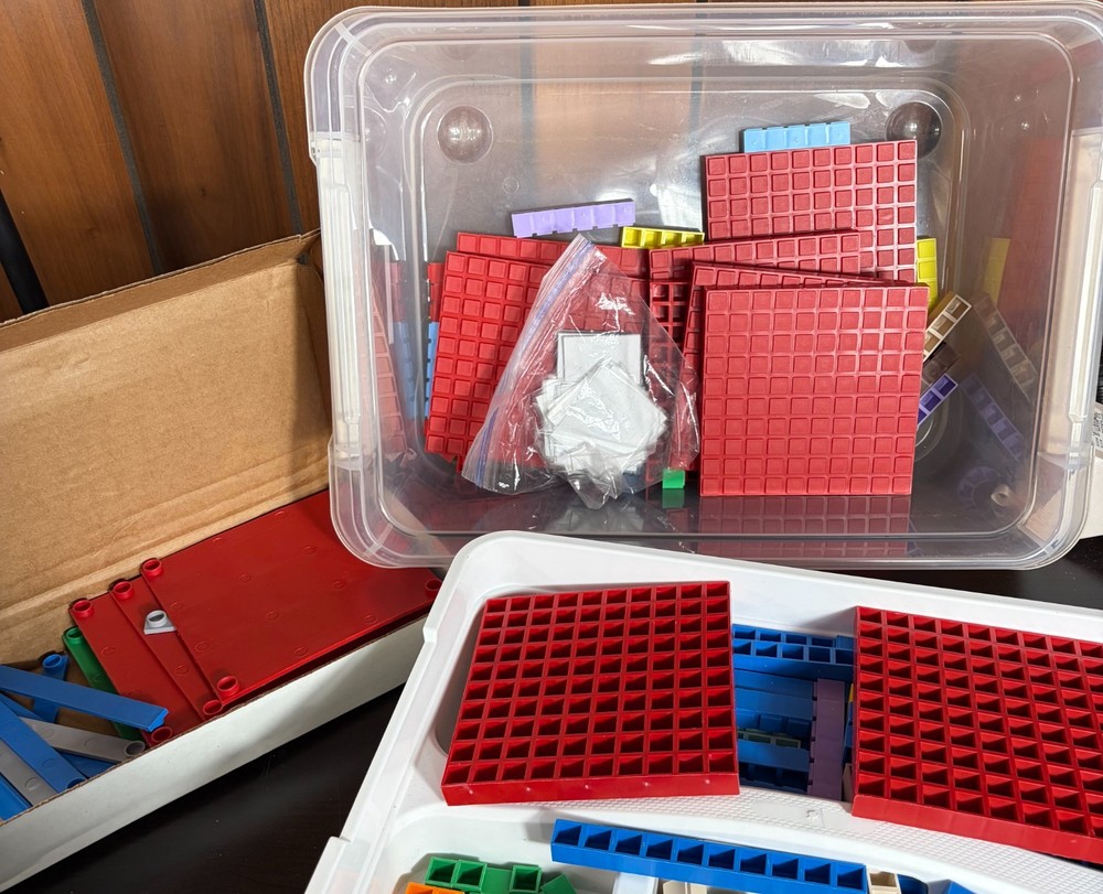 Math U See Manipulatives Algebra Decimal Insert Kit Integer Block Homeschool EUC