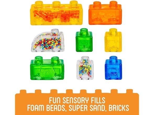 Jelly Blox Construction Site Set | Includes 75 Pieces