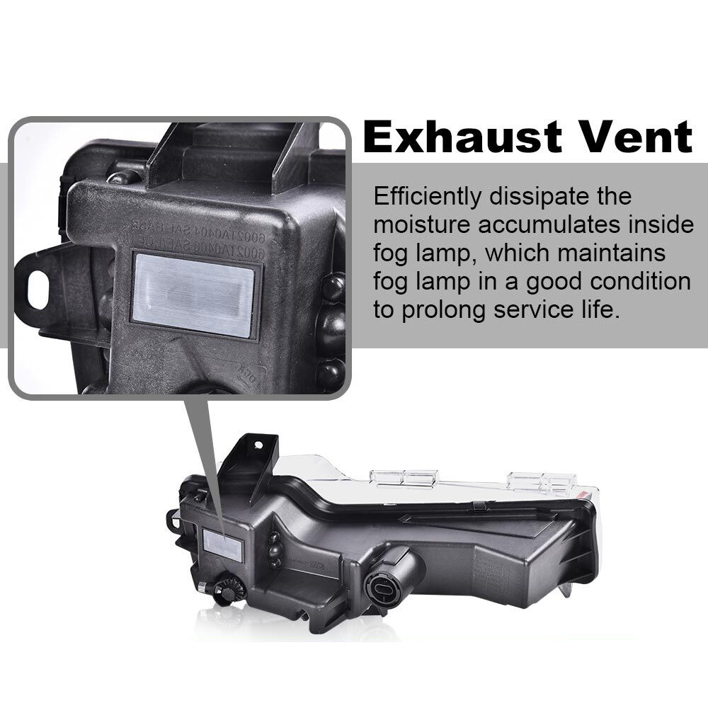 For 2017-2023 Tesla Model 3 Y Pair LED DRL Front Fog Light Lamp Left &Right