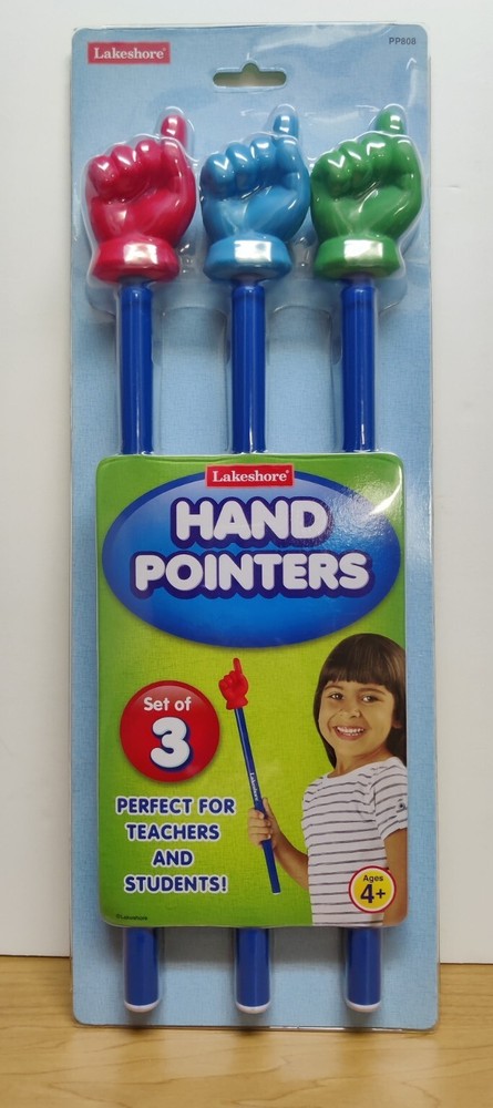 Brand New Learning Resources Hand Pointers Set Of 3