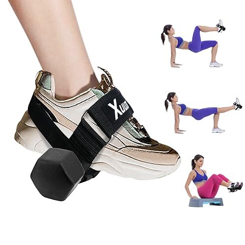 2 Pack Adjustable Foot Weight Ankle Straps Working Out Dumbbell Attachment