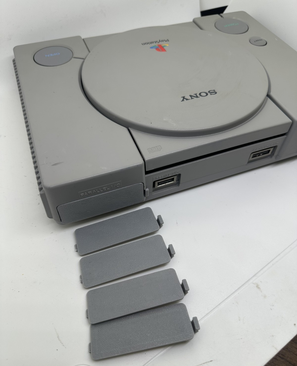 Sony PlayStation 1 PS1 3D Printed Replacement Parallel Port I/O Slot Cover SCPH