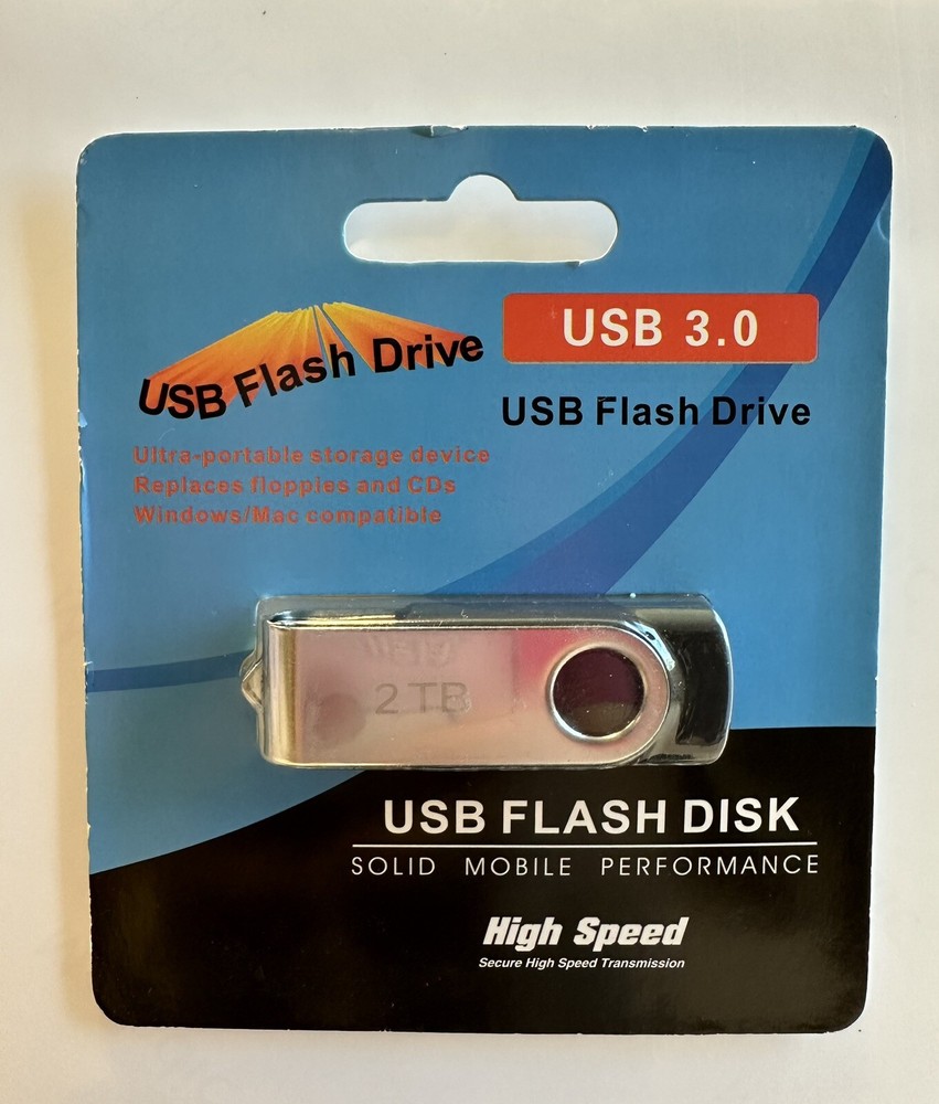 2TB USB 3.0 Flash Drive Memory Stick Disk Portable Storage Device High Speed