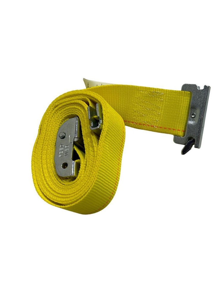 2"x12' Yellow E-Track Cam Buckle Strap (10 Pack)