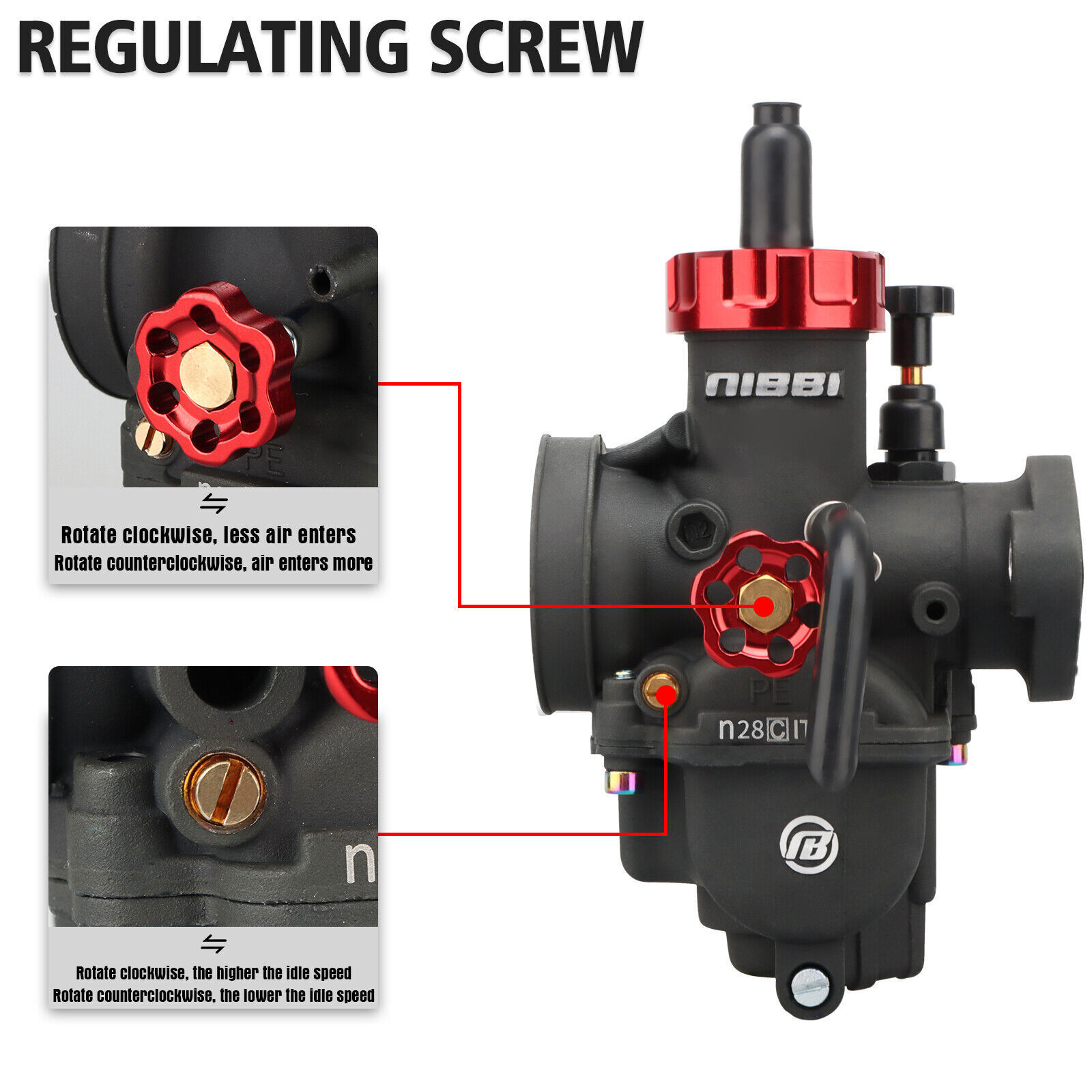 NIBBI PE 28mm Carburetor Carb For Can-Am DS250 ATV DS 250 2007-2023 S16100RCB000