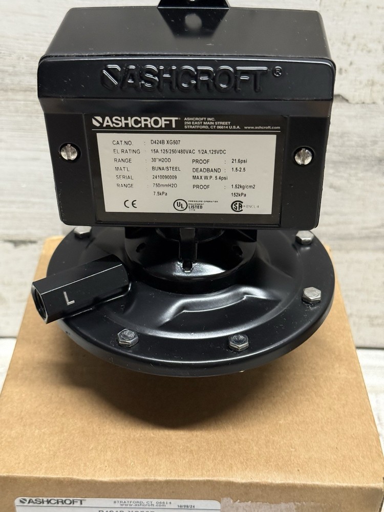 ASHCROFT B424T XG507 PRESSURE SWITCH New