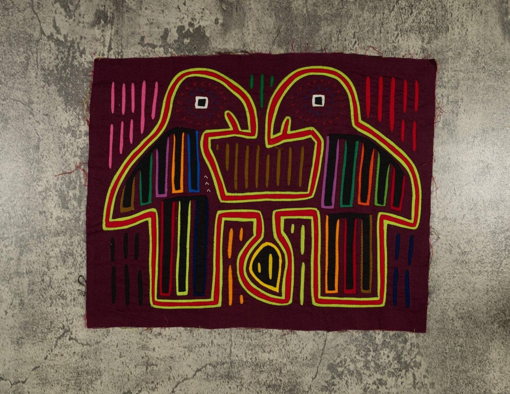 Traditional Multi-Color Let Us Talk Mola
