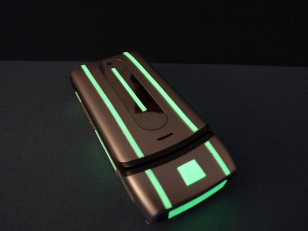 Glow-On 4.6 ml Vial Glow Paint Plus 7 cm x 10 cm Self Adhesive Glow Film