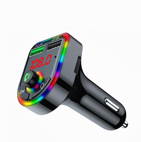 Wireless Car Bluetooth FM Transmitter MP3 Audio USB Charger Adapter Hands-free