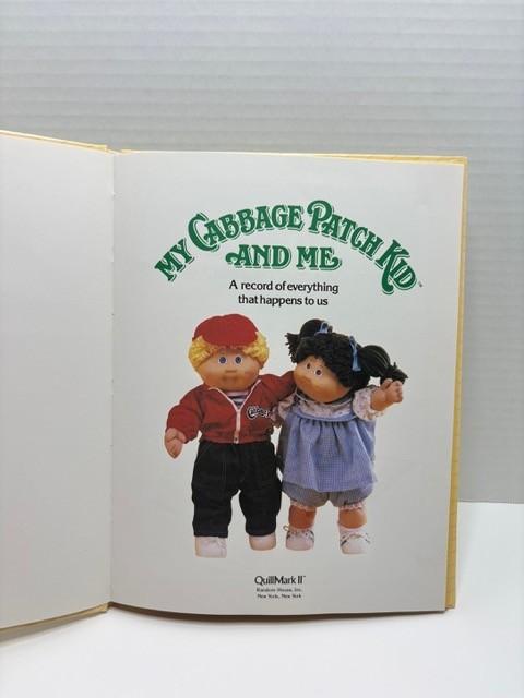 Vintage My CABBAGE PATCH KID and Me Keepsake Journal--Pre Owned