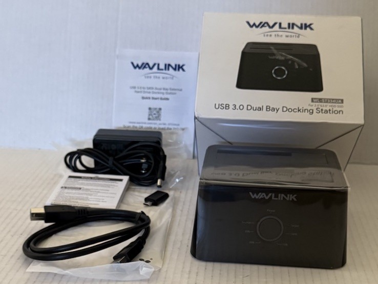 USB 3.0 Dual Bay Docking Station