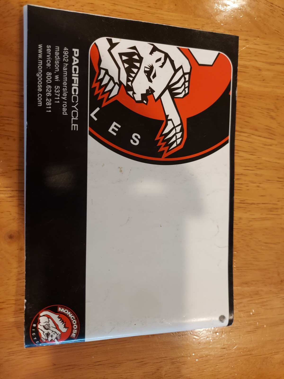 Original MONGOOSE 2007 BICYCLE OWNER'S MANUAL 112 pg. English & Spanish