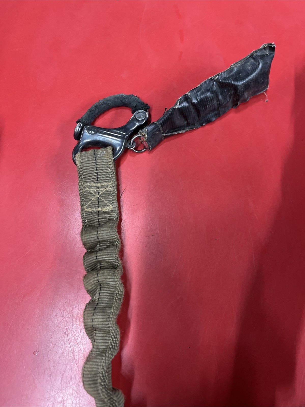 US Special Ops ATTACK! OPGEAR Safety Retention Lanyard Helo Strap w. Carabiners