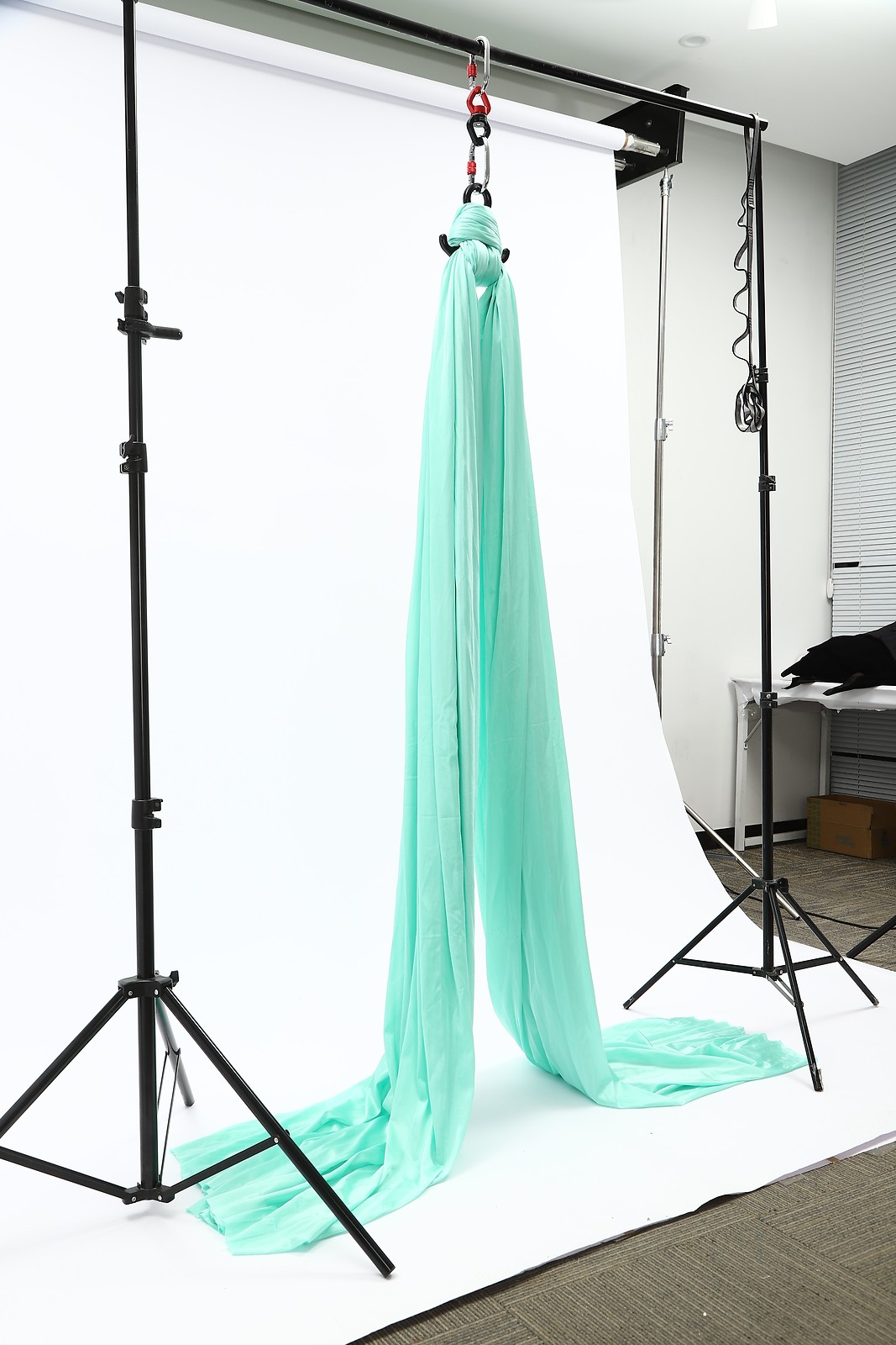 Aerial Yoga Practice Polyester Strap Equipment Yoga Hammock Practice Kit 200kg