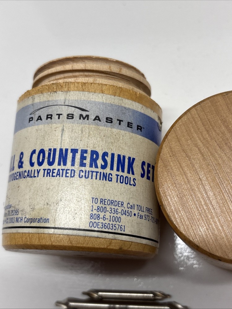 Partsmaster 5pc. Drill & Countersink Set HS 1-5