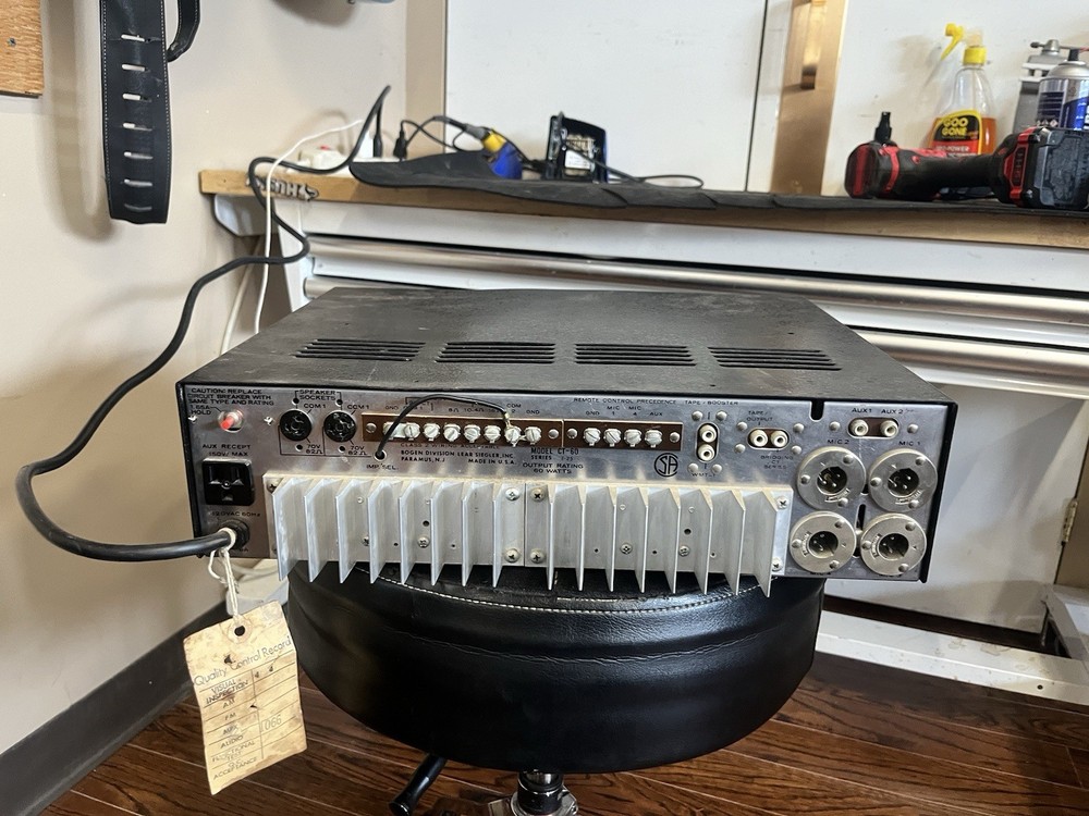 Bogen Acousta Master PA amplifier CT 60