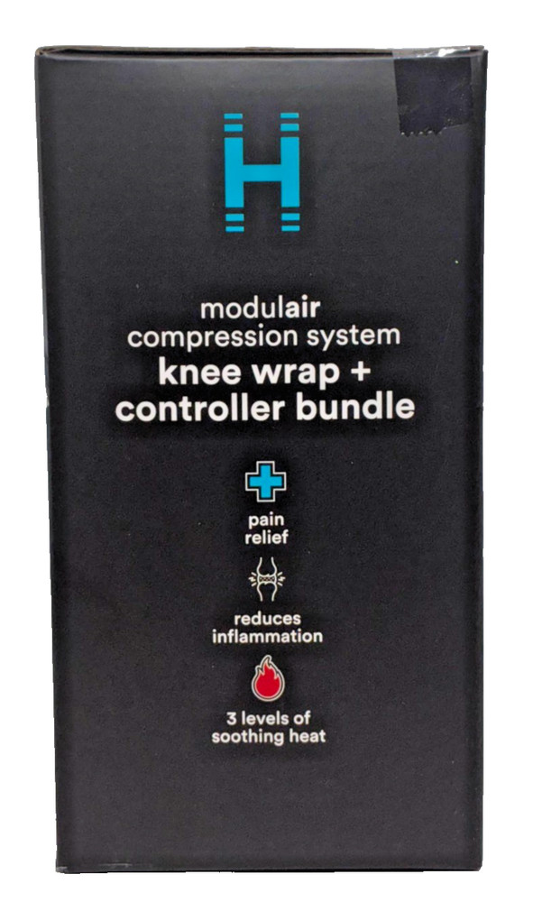 Homedics Modulair Compression System Knee Wrap w Controller Bundle Pain Relief