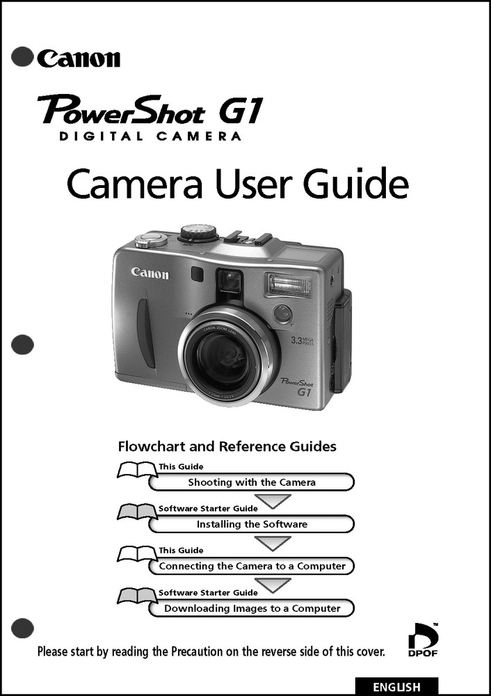 Canon Powershot Instruction Guide Manual (For ALL G MODELS)
