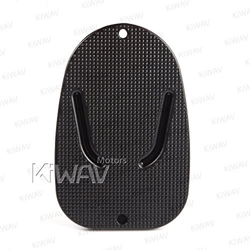 Motorcycle Kickstand Pad Plate Support Accessory - Black - Black Kickstand Pad