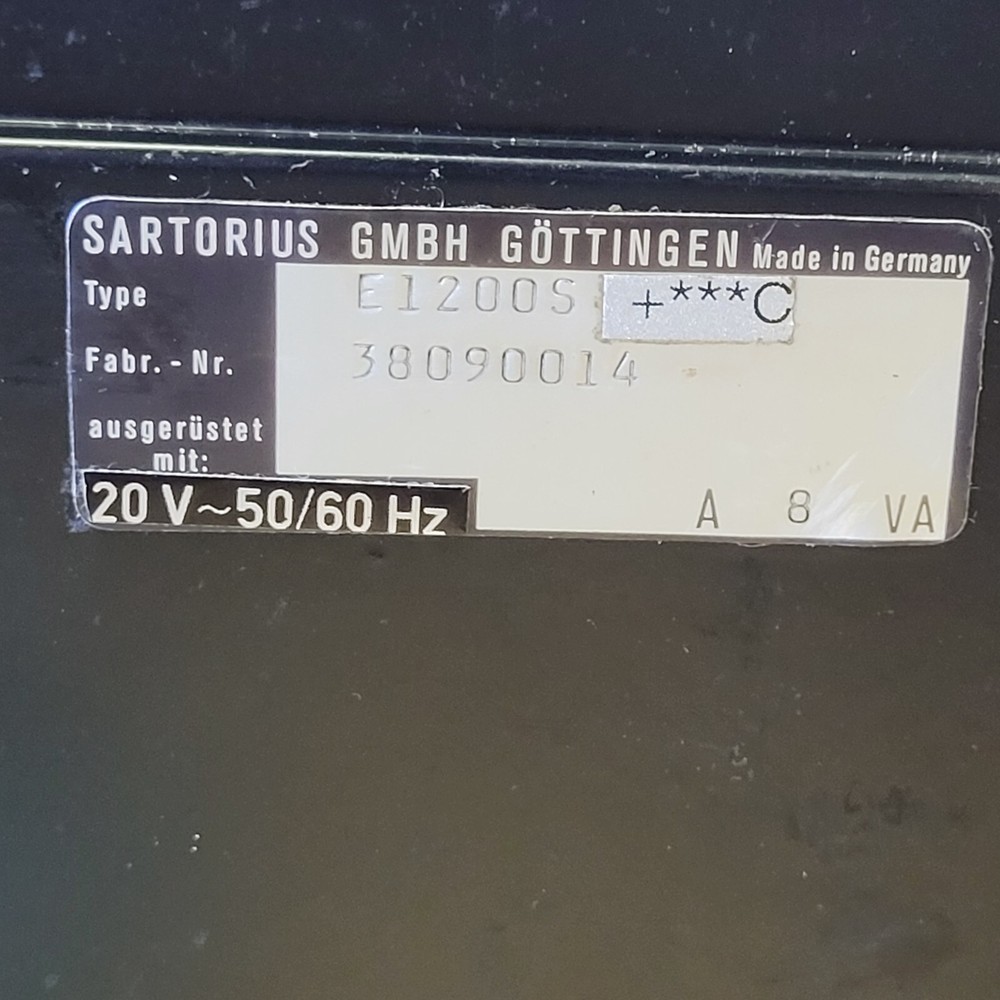 SARTORIUS TYPE E1200S +***C TOP LOAD BALANCE