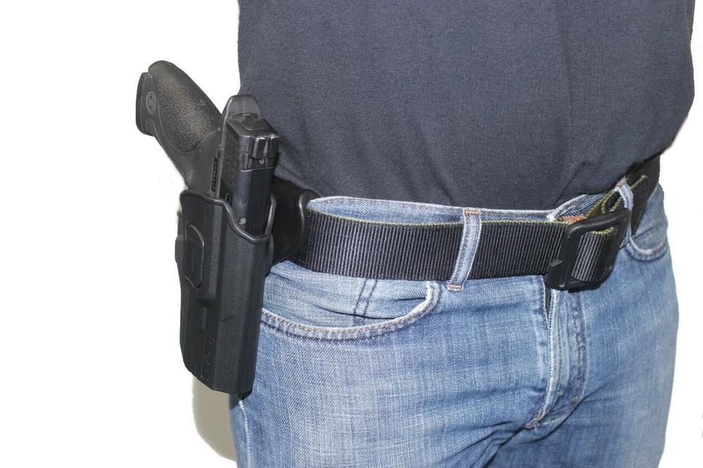 Smith & Wesson SD9VE & SD40VE Level 2 OWB Paddle Holster w Quick Release Button