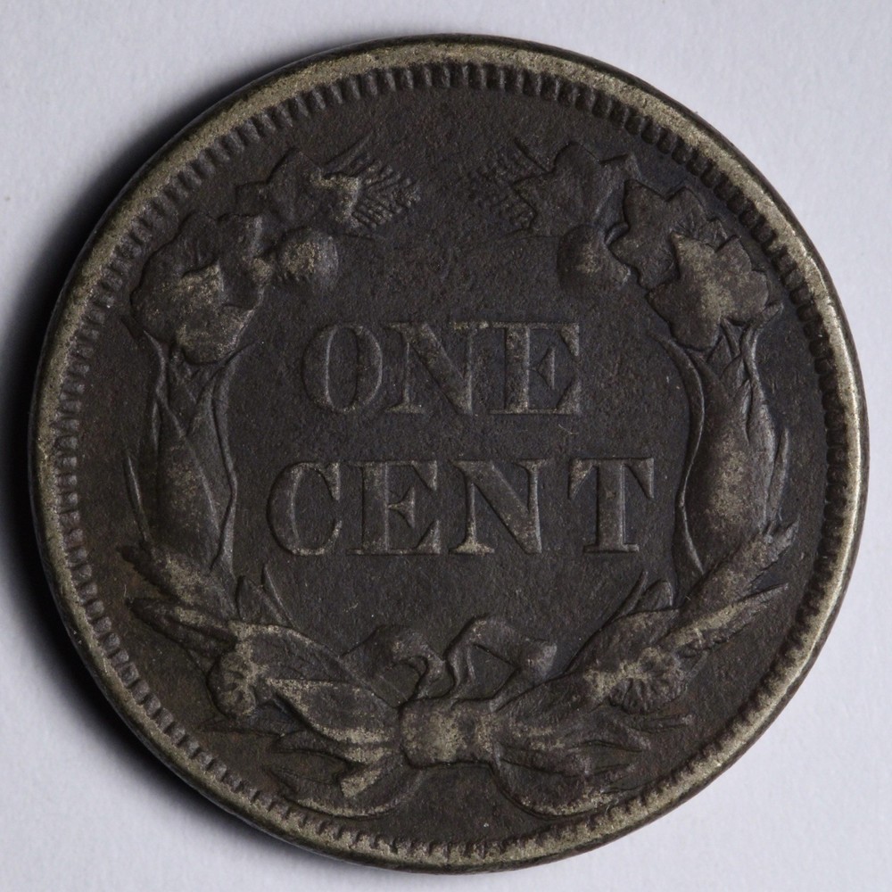1858 SL Flying Eagle Cent Penny VF E107 SRNF