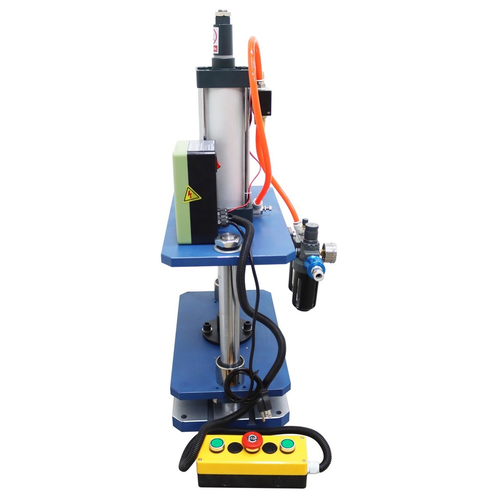 110V Pneumatic Punch Press with Controller 1102lb/500kg Double-Column Adjustable