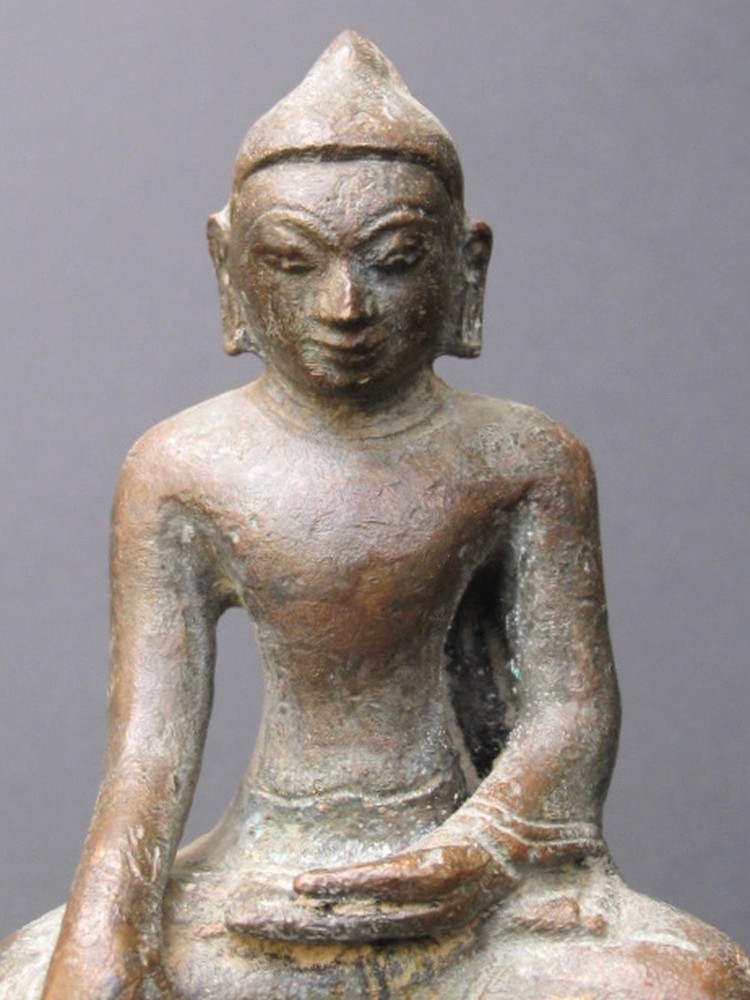 Shan Buddha In Bronze, Myanmar