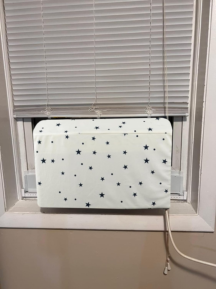 AC Cover inside unit for Midea U shaped Air Conditioner,Dustproof & Windproof AC