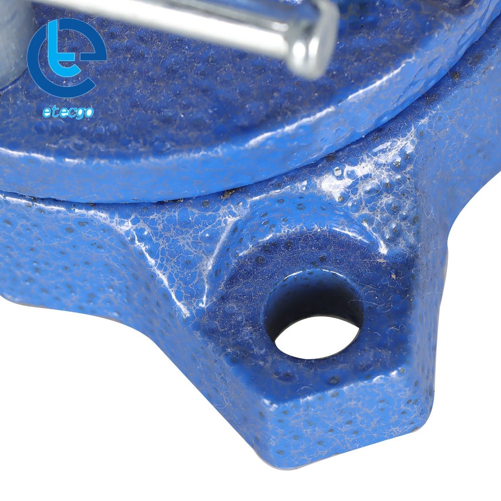 4.5" Vice For Workbench With Anvil Swivel Locking Base Table top Clamp
