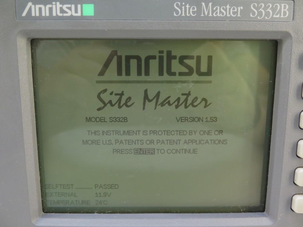 Anritsu Site Master S332B Cable Antenna / Spectrum Analyzer